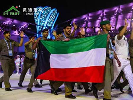 與軍運同行，靈通為軍運再添色彩