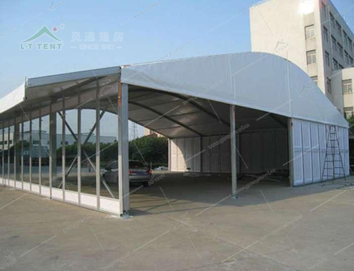 弧形倉儲(chǔ)篷房