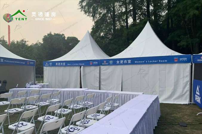 軍用篷房生產廠家 靈通賽事篷房為軍運再添色彩