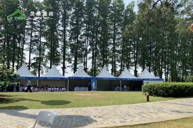 軍用篷房生產廠家 靈通賽事篷房為軍運再添色彩