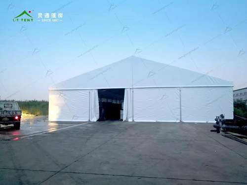 靈通篷房為企業(yè)搭建臨時倉儲篷房 靈通篷房為企業(yè)搭建臨時倉儲篷房