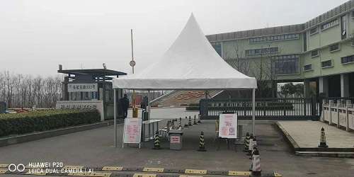 靈通篷房公司有三米到五米防疫.篷房、安檢篷房現貨