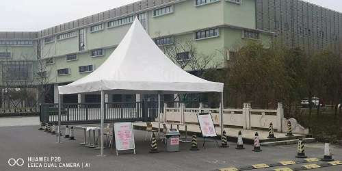 靈通篷房公司有三米到五米防疫.篷房、安檢篷房現貨